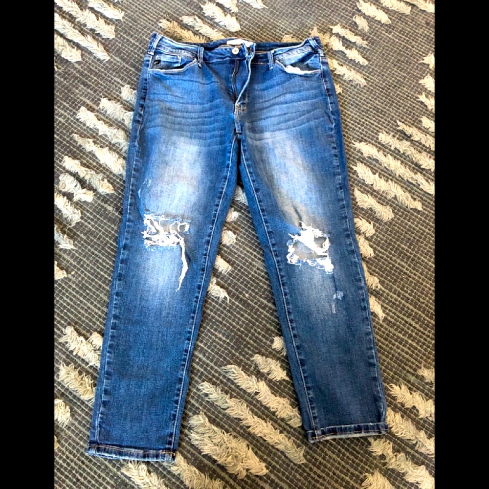 Kancan distressed jeans